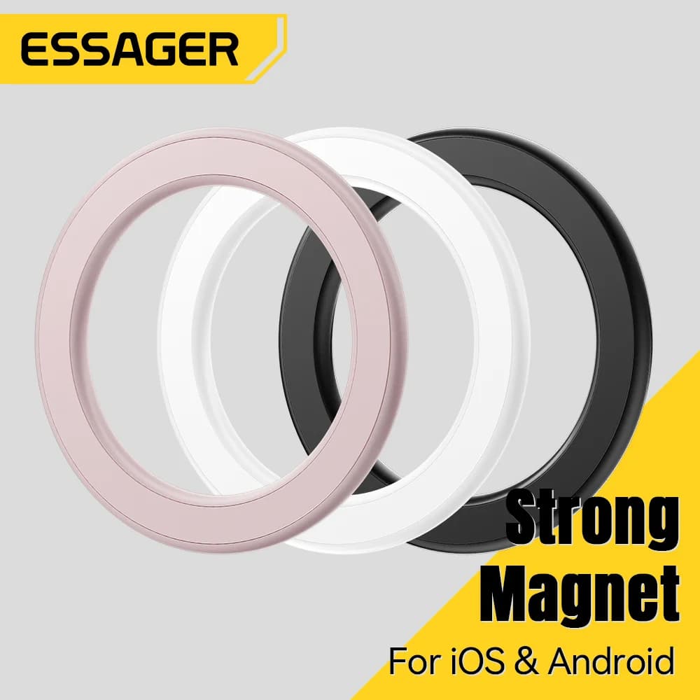 แผ่นวงแหวนแม่เหล็กโลหะ สำหรับชาร์จ MagSafe