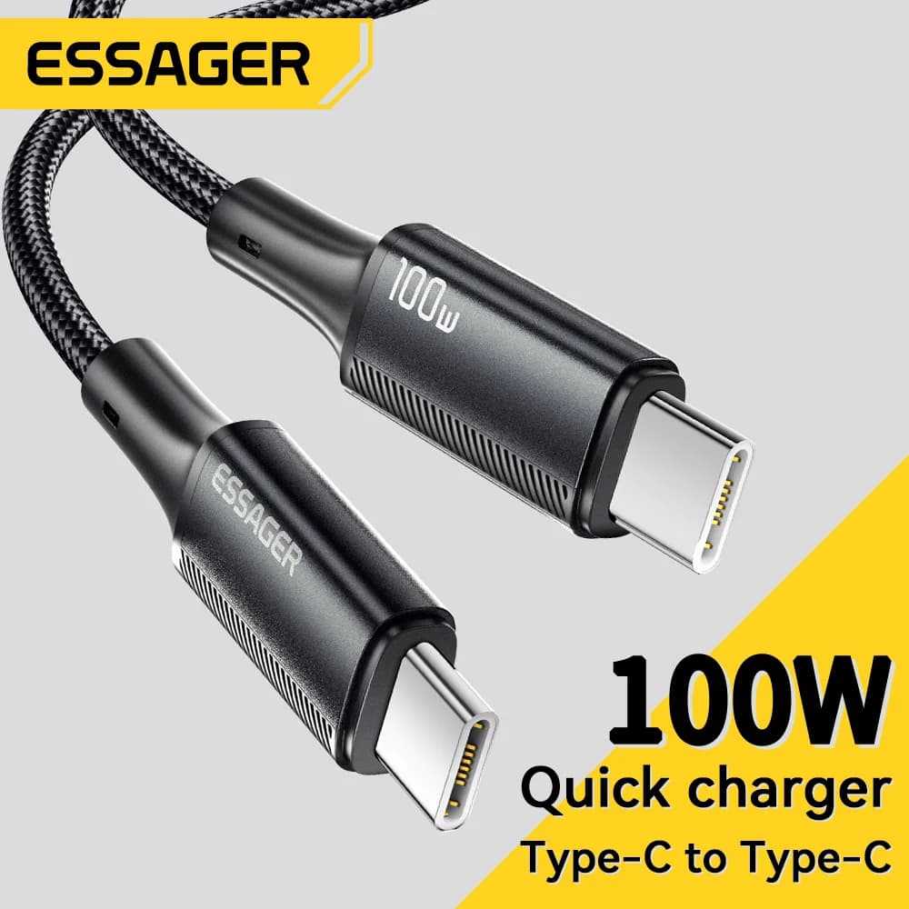 สายชาร์จ USB-C to USB-C รองรับ PD 100W ชาร์จไว