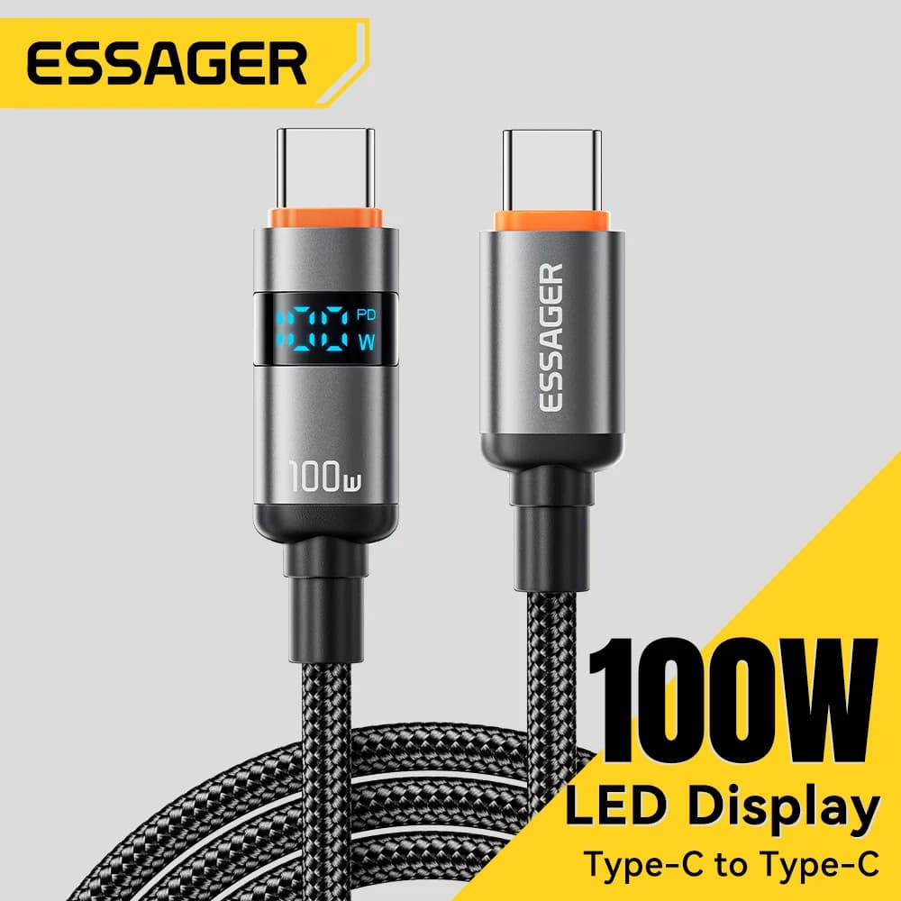 สายชาร์จเร็ว PD USB-C to USB-C 100W