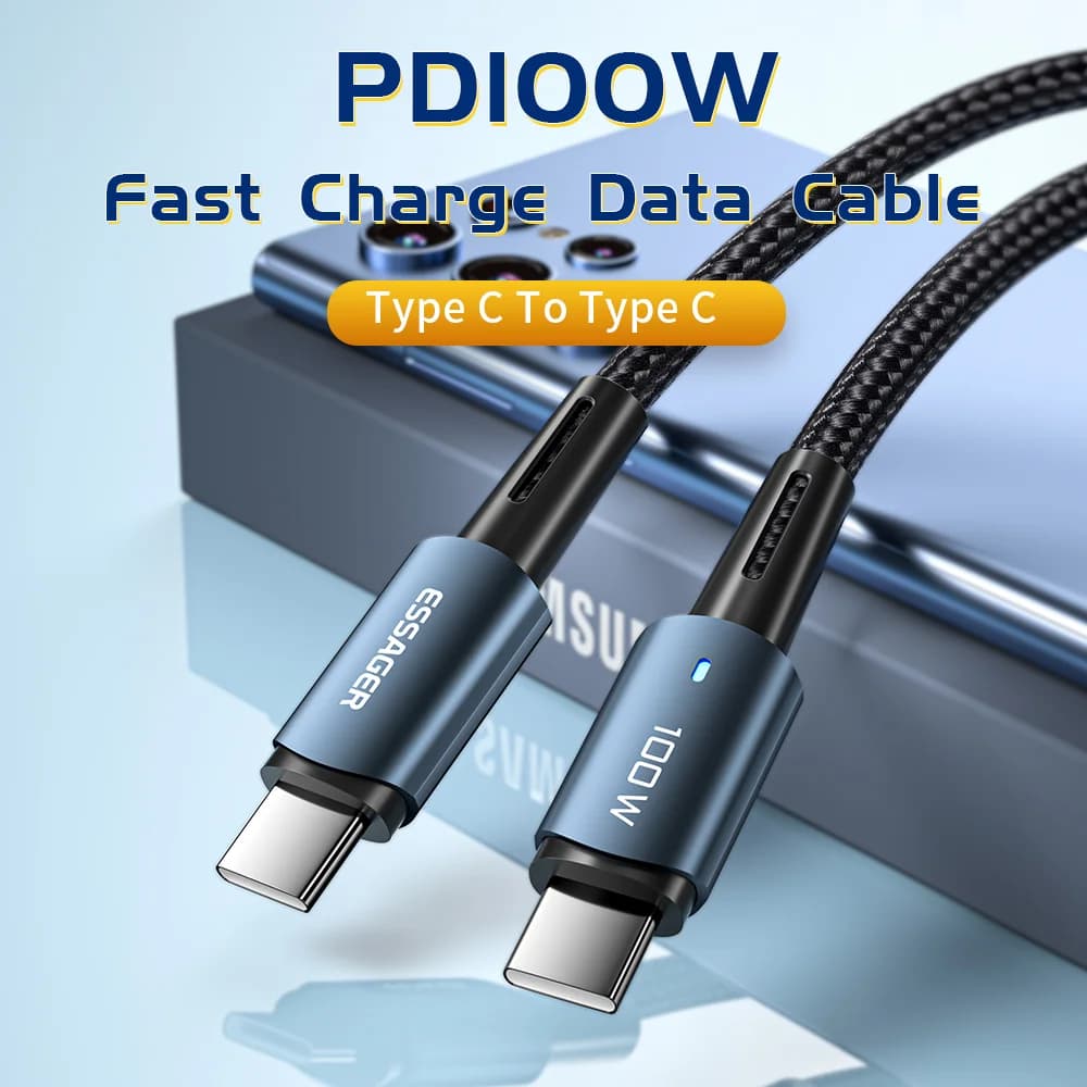 สายชาร์จเร็ว USB-C PD 100W