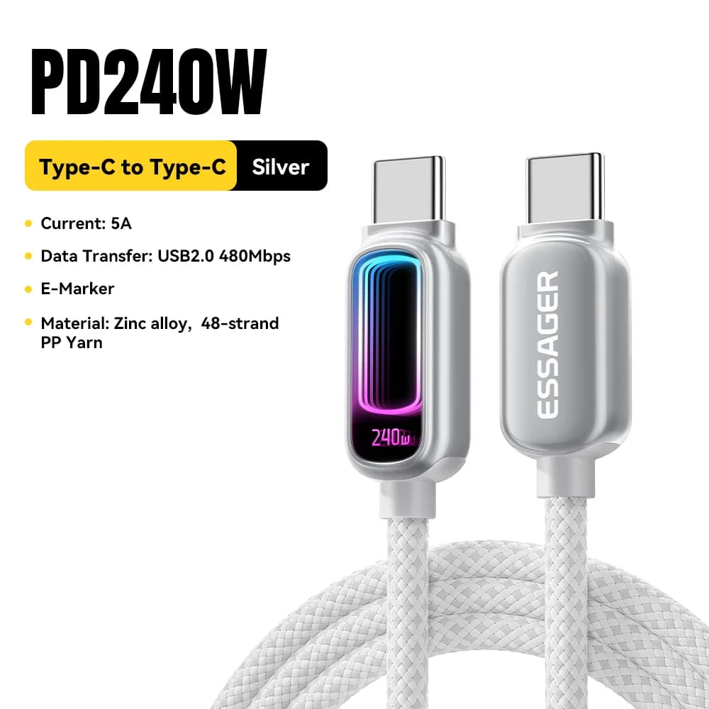สาย USB-C to USB-C 240W รองรับ PD 3.1 100W