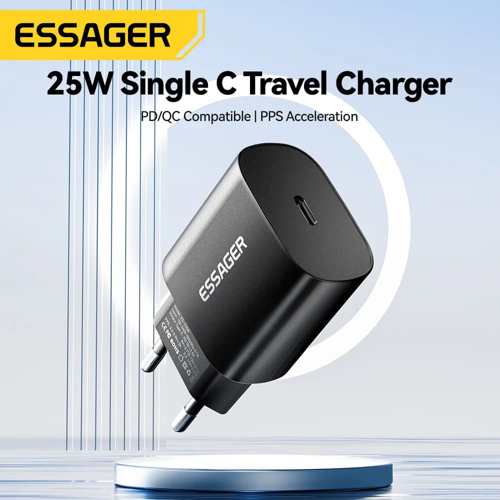 อะแดปเตอร์ชาร์จผนัง USB-C PD 25W
