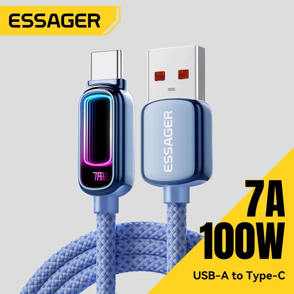 สาย USB-C ชาร์จเร็ว PD 100W 7A