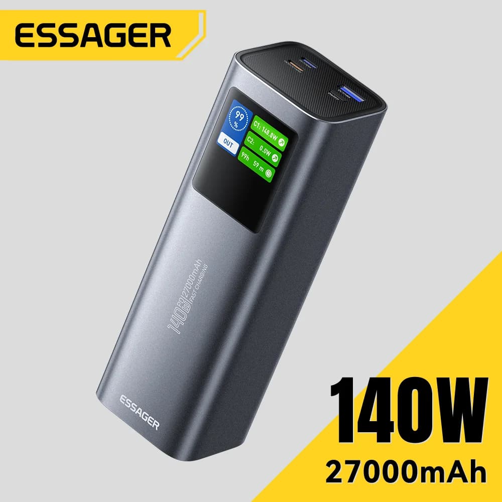 แบตสำรอง 27000mAh ชาร์จเร็ว PD 3.1 สูงสุด 140W