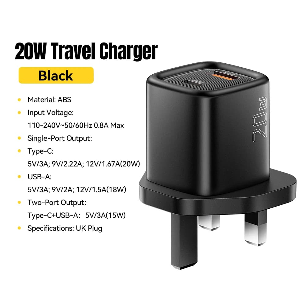 หัวชาร์จเร็ว USB-C PD 20W