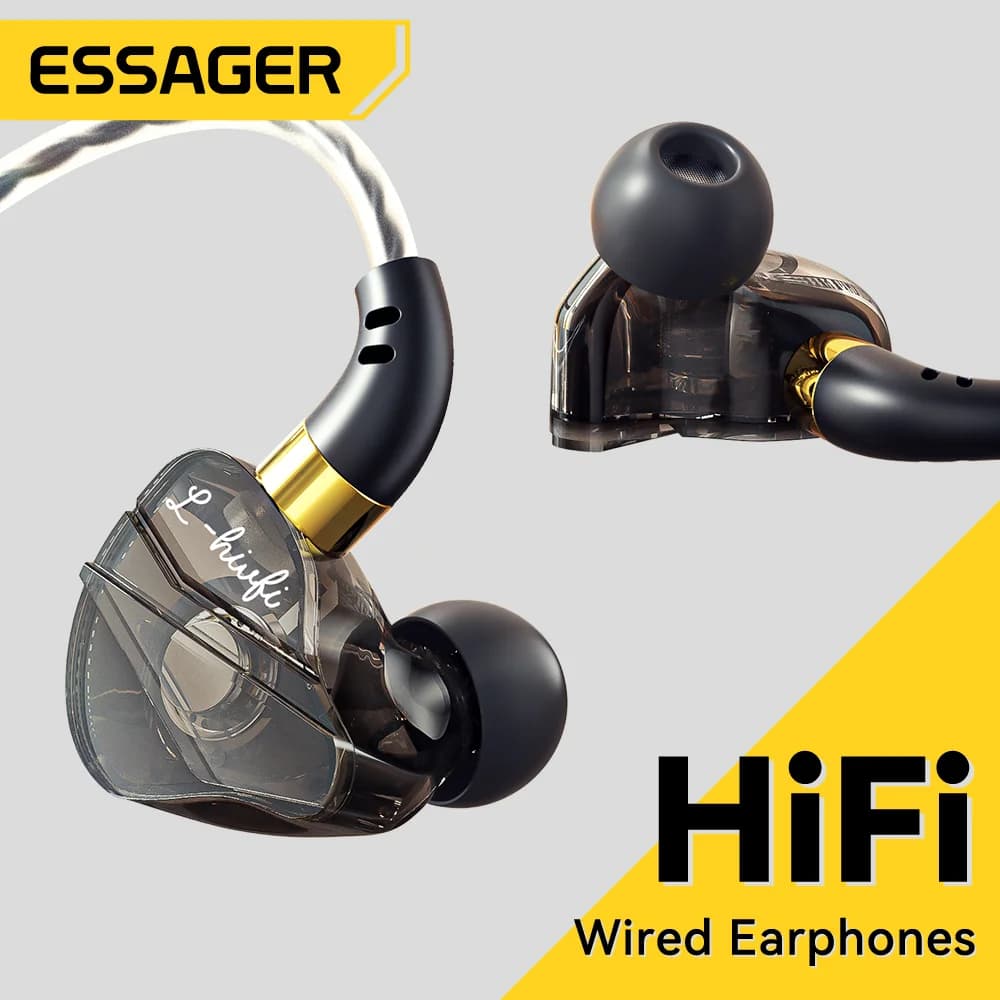 หูฟังอินเอียร์มีสาย 3.5 มม. พร้อมไมโครโฟน