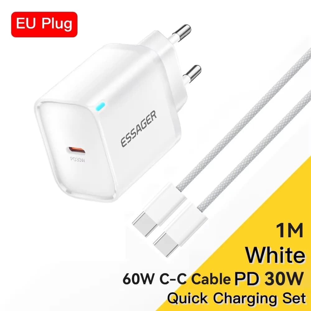 ชุดชาร์จ USB-C ขนาดเล็ก 30W พร้อมสาย Lightning