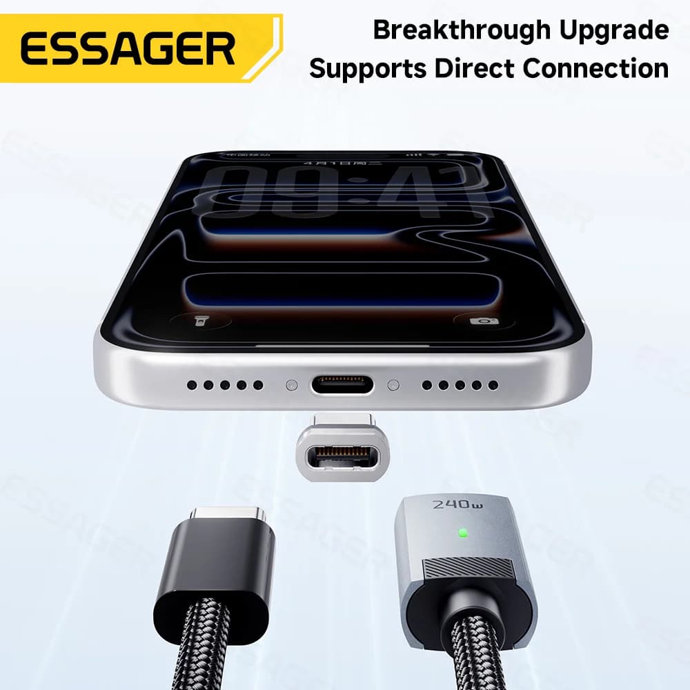 สายชาร์จแม่เหล็ก USB-C to USB-C 240W