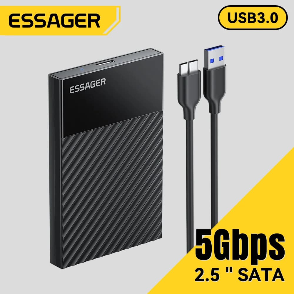 กล่องใส่ SSD/HDD SATA ขนาด 2.5 นิ้ว พอร์ต USB 3.0