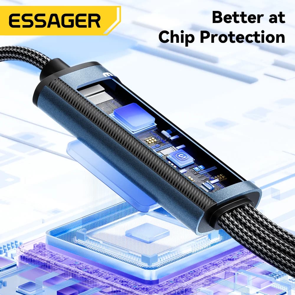 สายชาร์จ 3-in-1 USB-C to Lightning 100W