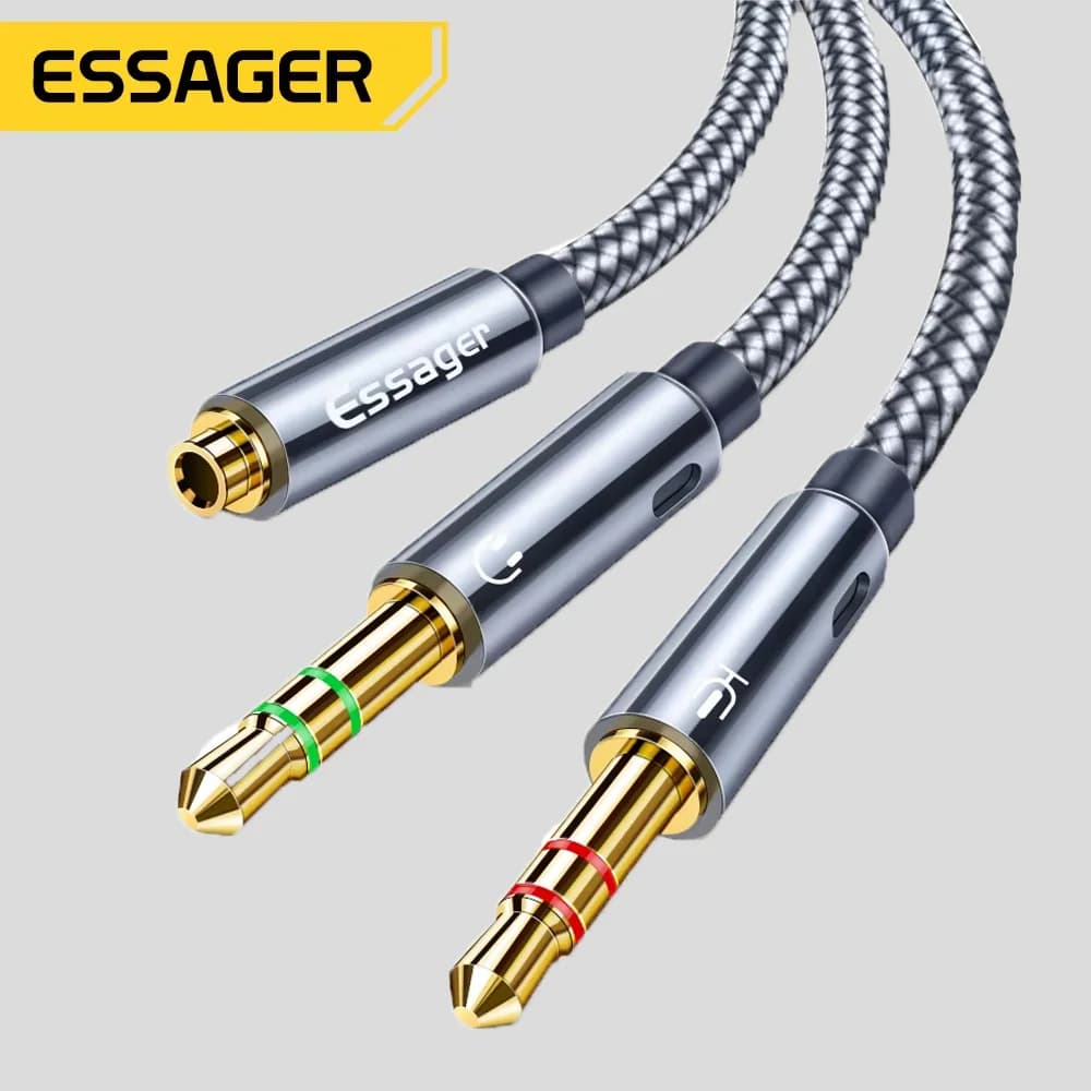 สายแยกเสียง Audio Splitter Y-Adapter ขนาด 3.5mm