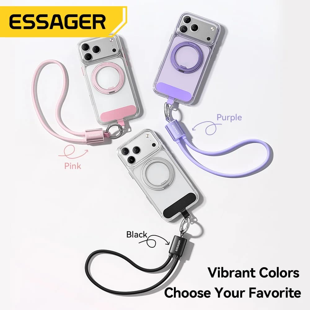 สาย USB-C to USB-C สั้นพร้อมสายคล้องคอ 60W