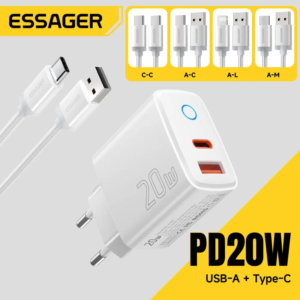ชุดชาร์จเร็ว USB-C PD 20W