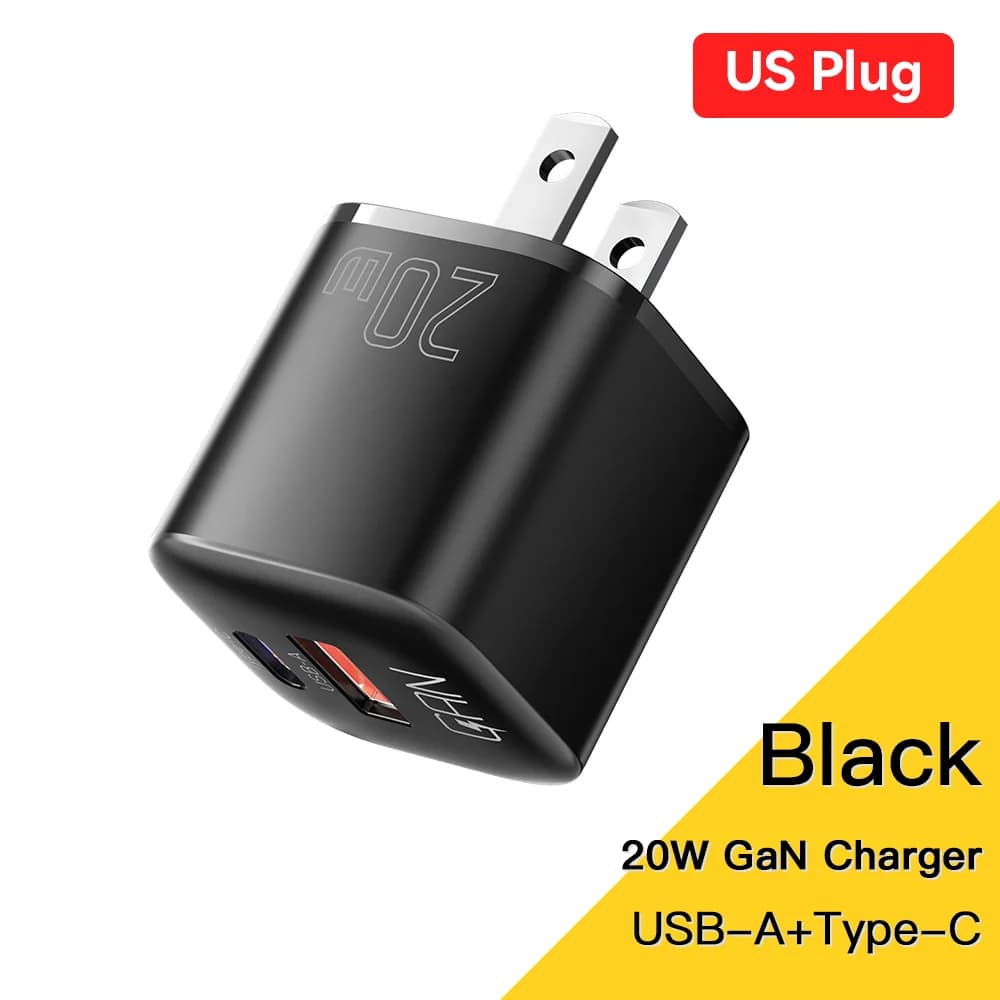 หัวชาร์จเร็ว GaN USB-C PD 20W