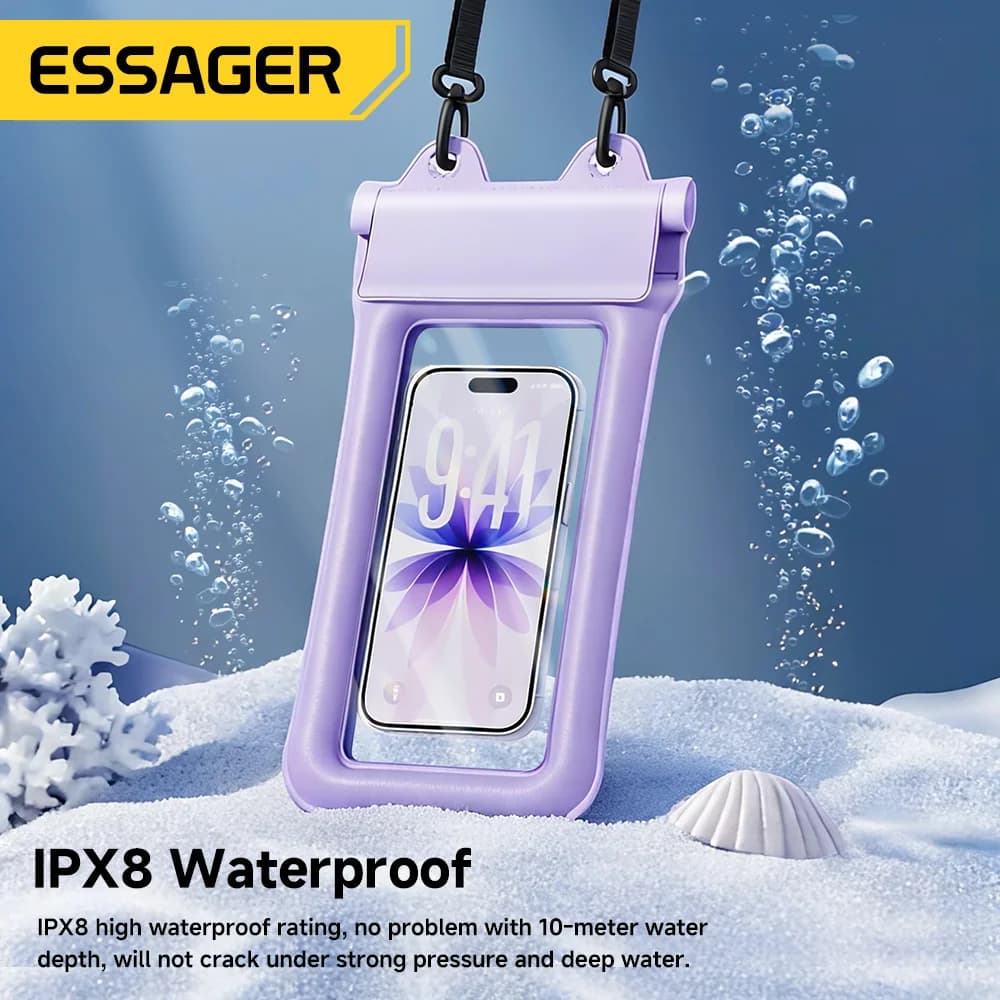 ซองใส่โทรศัพท์กันน้ำ IPX8 ลอยน้ำได้