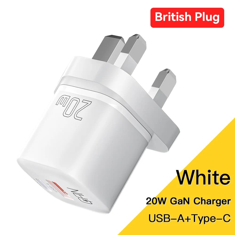 หัวชาร์จเร็ว GaN USB-C PD 20W