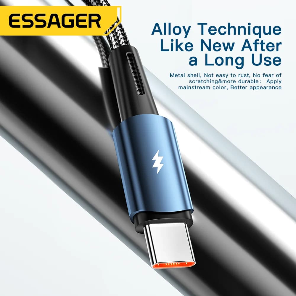 สาย USB-C ชาร์จไว 120W 6A
