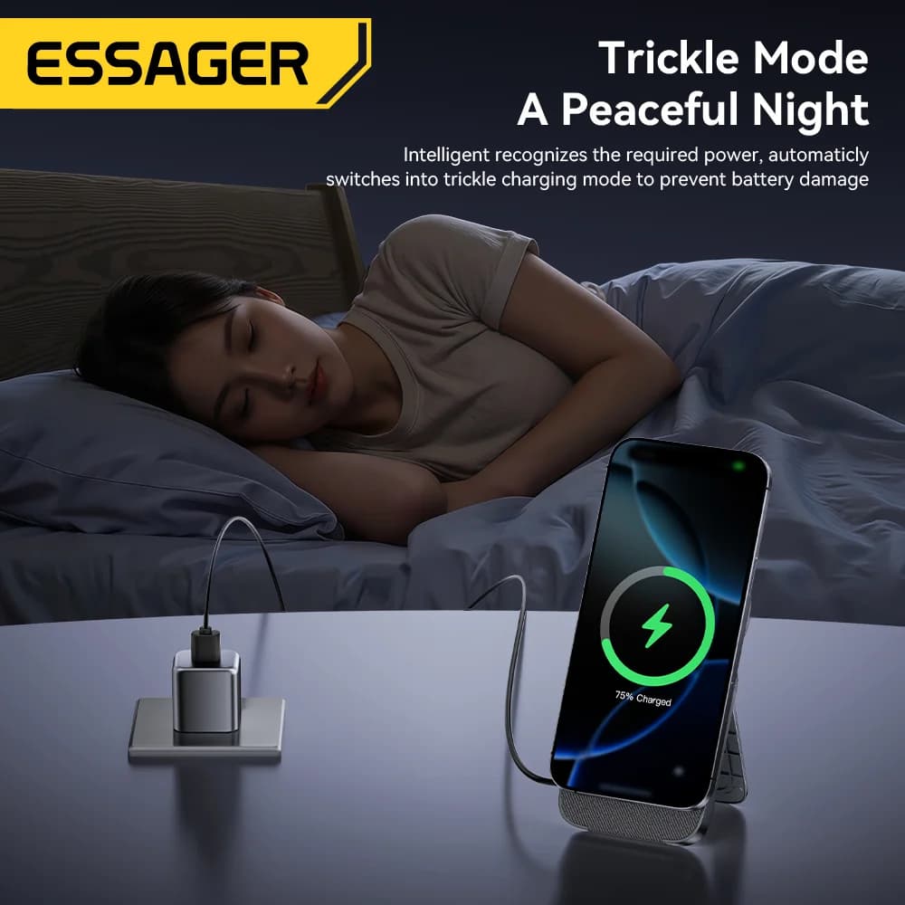 แท่นชาร์จไร้สายแม่เหล็กพับได้ 3-in-1 15W