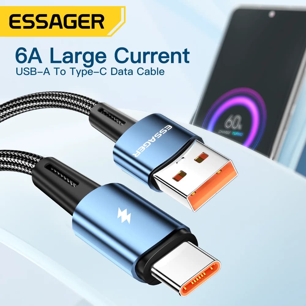 สาย USB-C ชาร์จไว 120W 6A
