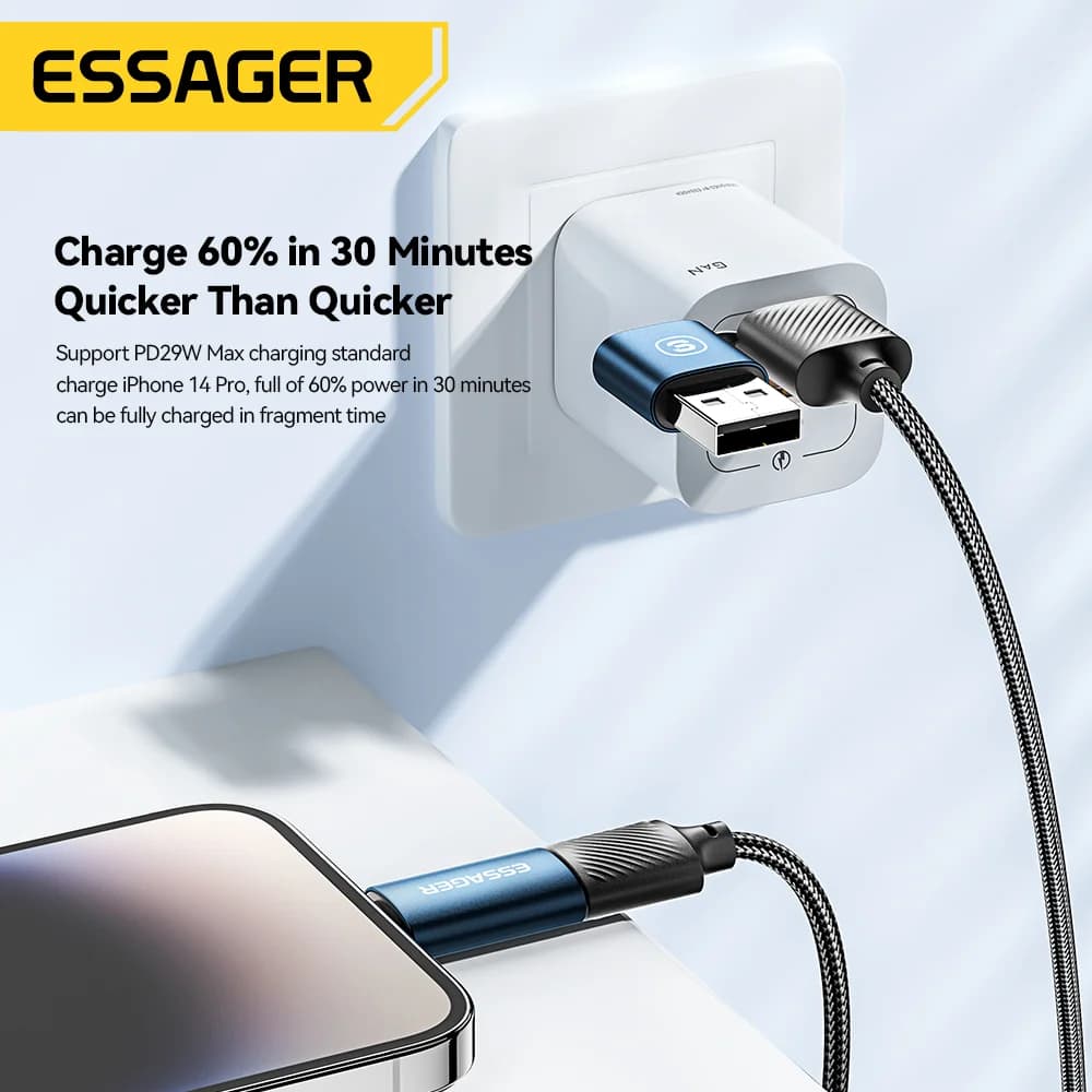 สาย USB-C 4-in-1 ชาร์จเร็ว PD 65W
