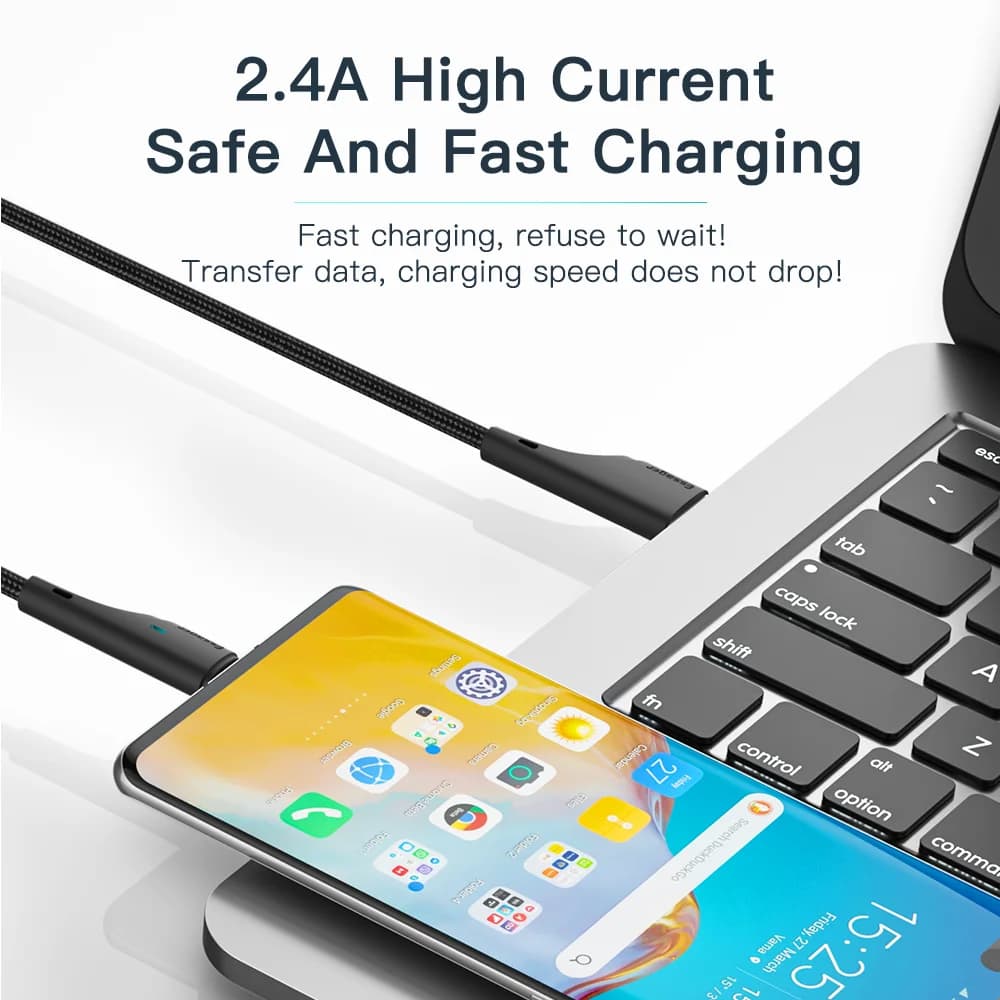 สาย USB ชาร์จเร็วสำหรับ iPhone